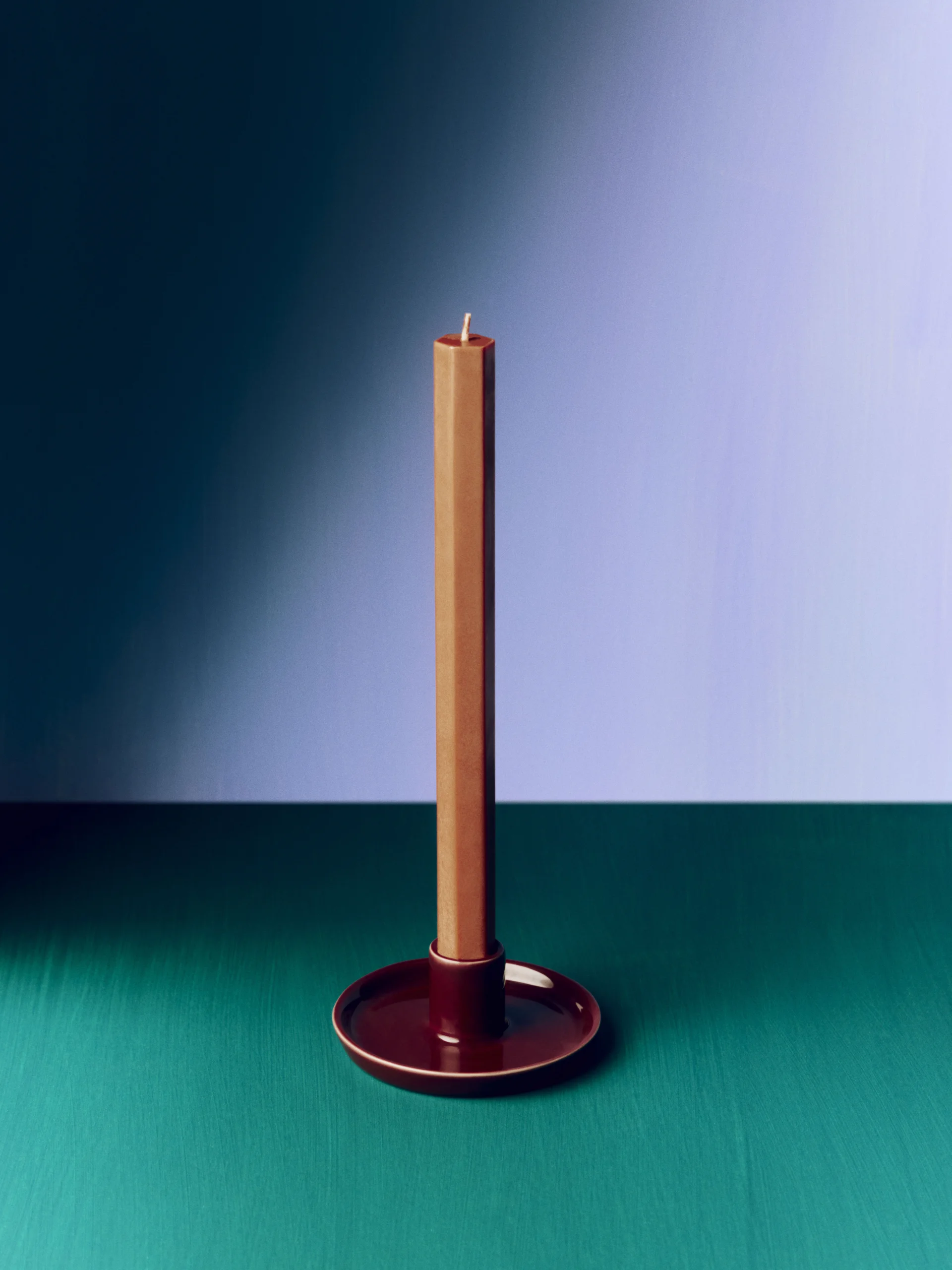 Disc Candleholder Small Warm grey