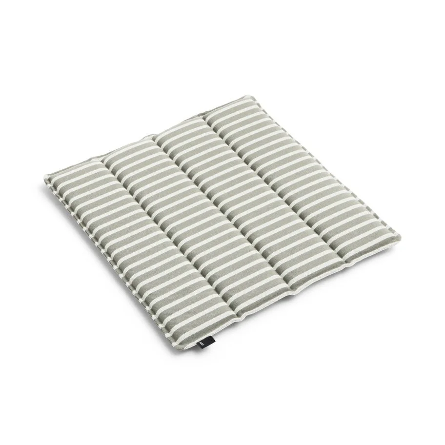 Terrazza Seat Cushion 40 x 40 Grey bold stripe