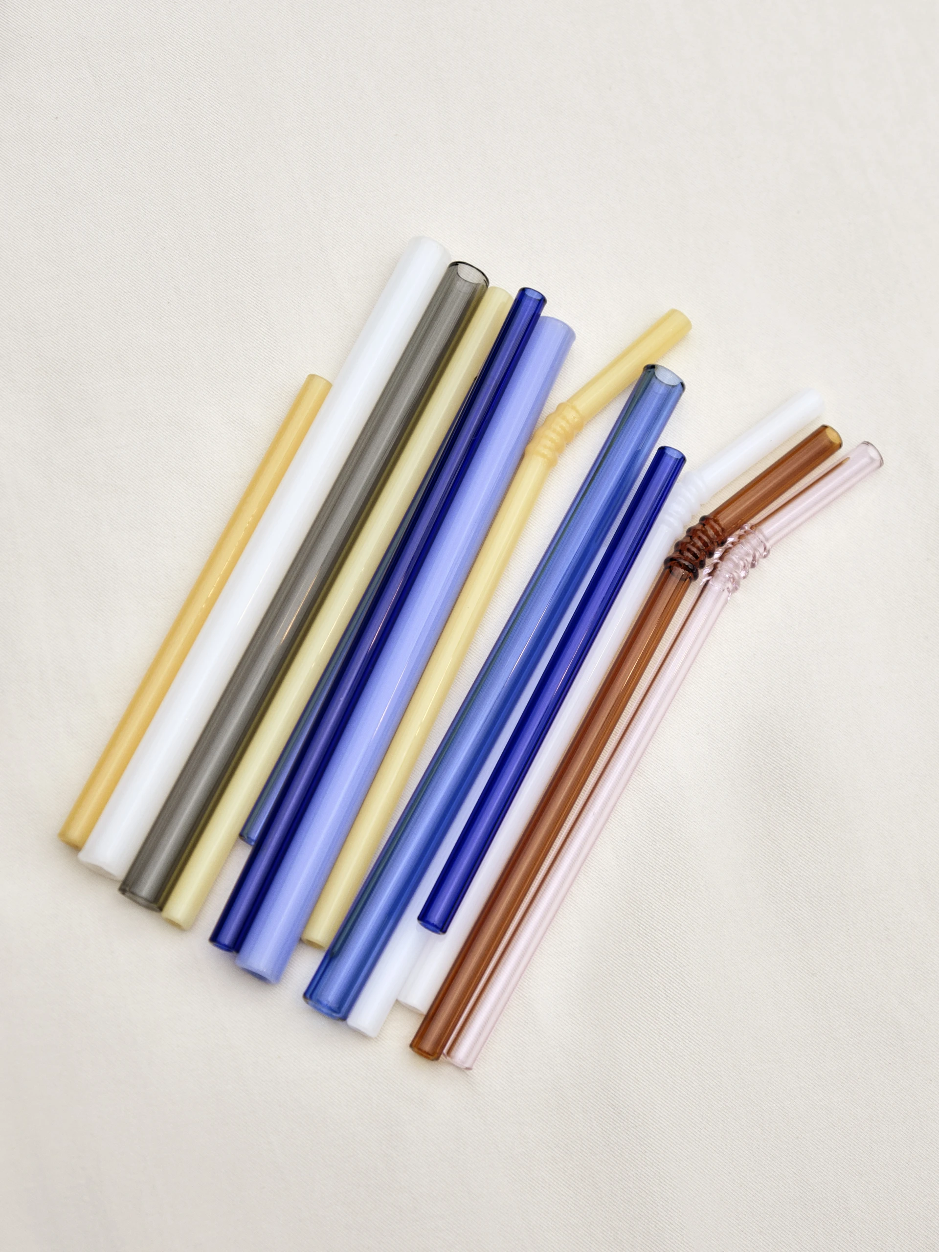 Sip Swirl Straw Set of 4 Opaque mix