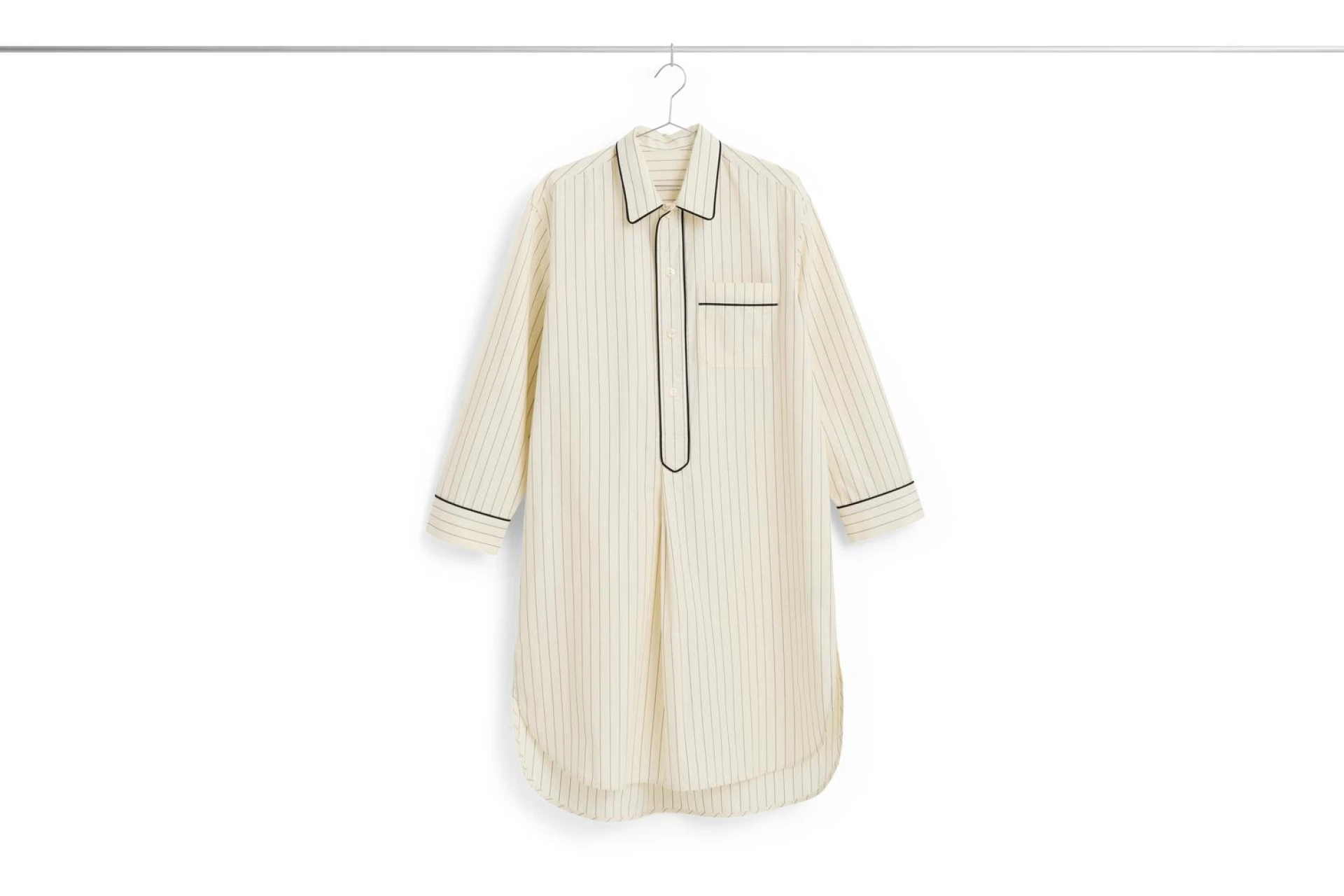 Fineline Long Nightshirt S/M Ivory