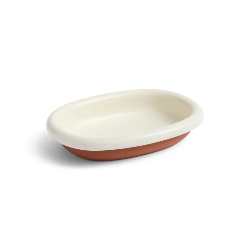 Barro Oval Dish Small Off-white