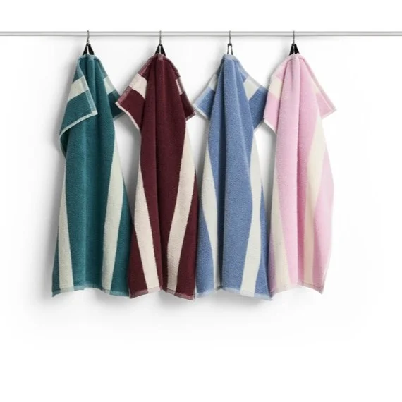 Stripe Hand Towel Dusty blue