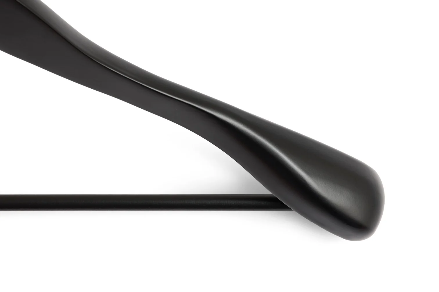 Smooth Coat Hanger Set of 4 with  bar Wide