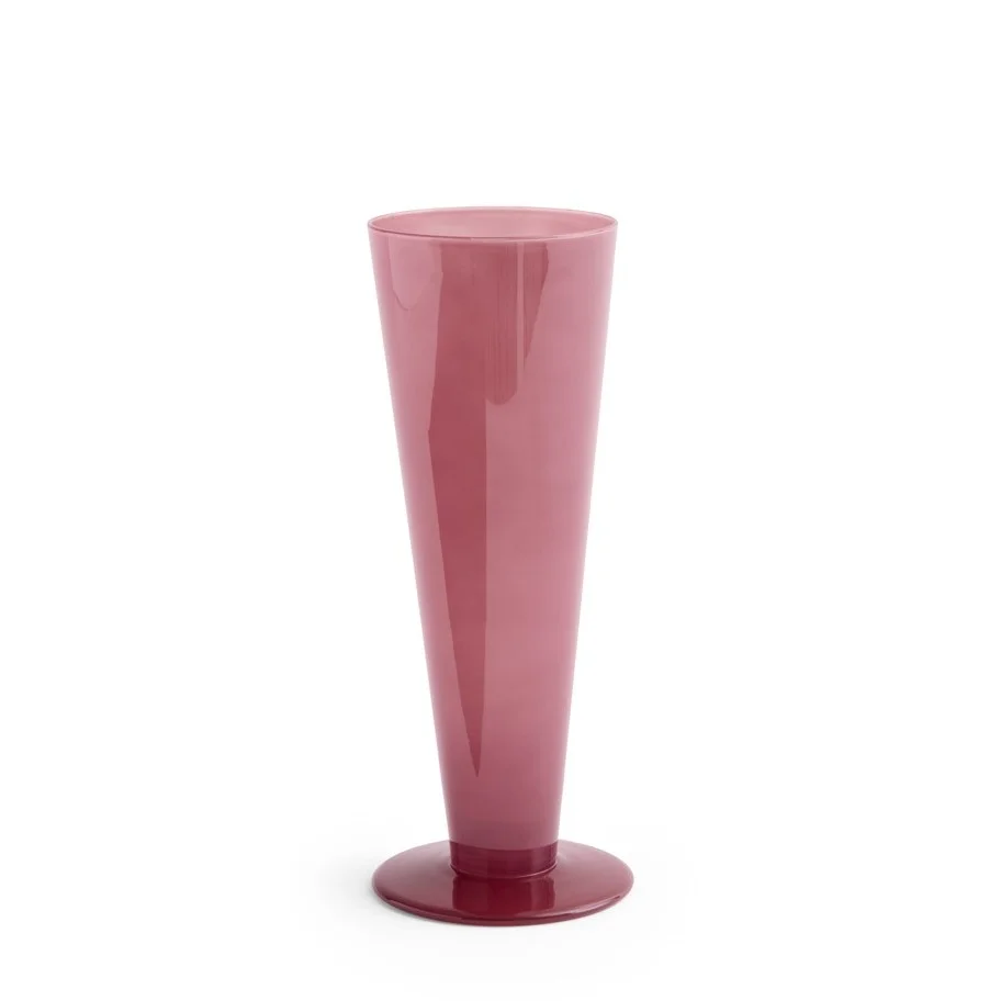 Conical Vase Medium Rose and dark red