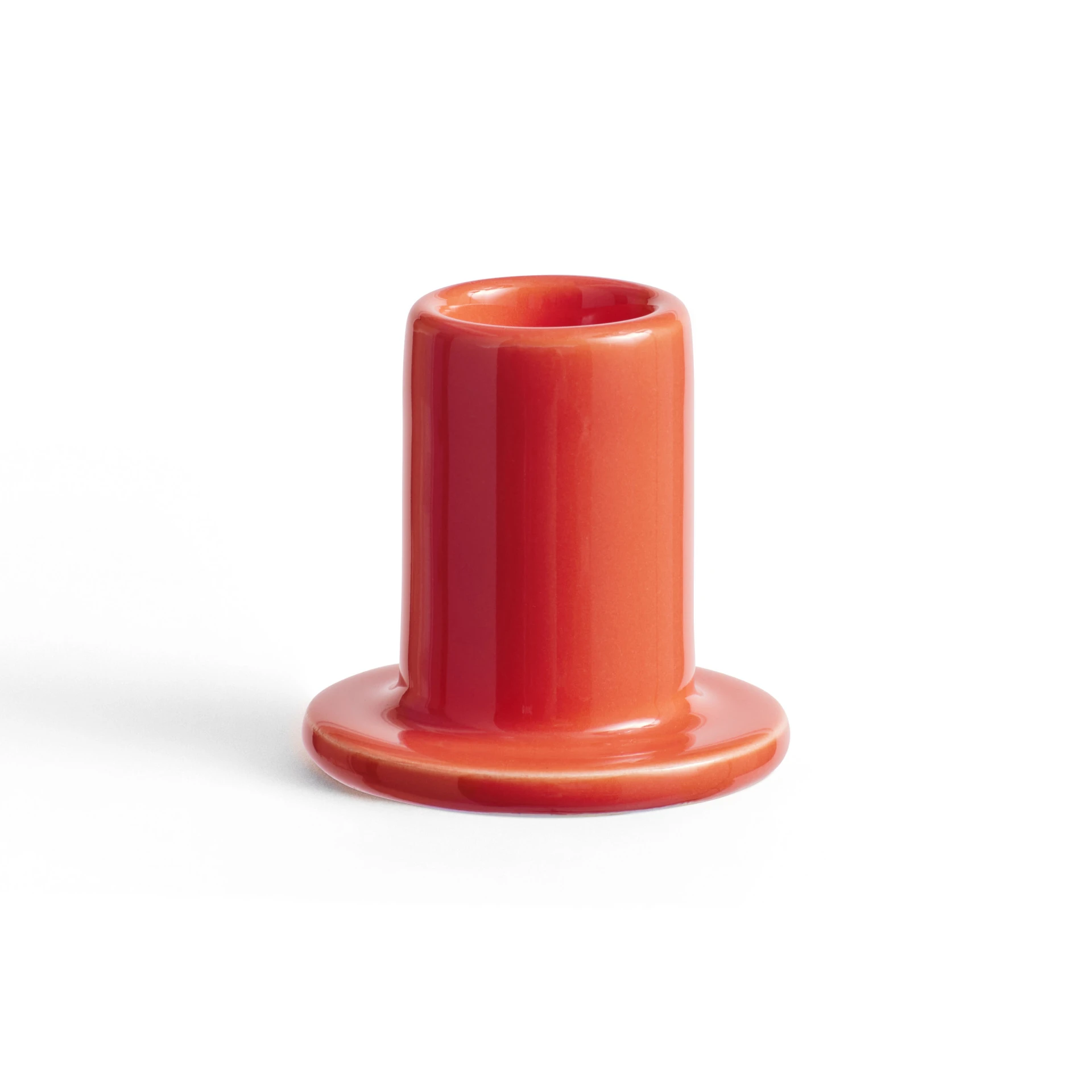 Tube Candleholder Warm red