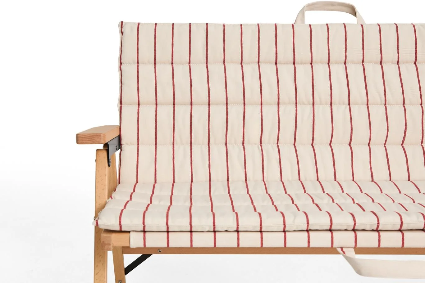 Outdoor Market Sofa Cushion Beige red stripe