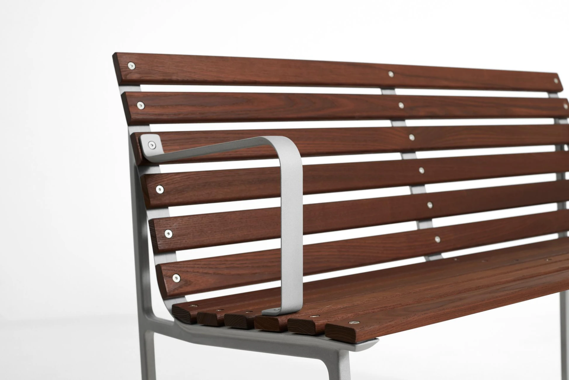 Traverse Dining Bench with Arm