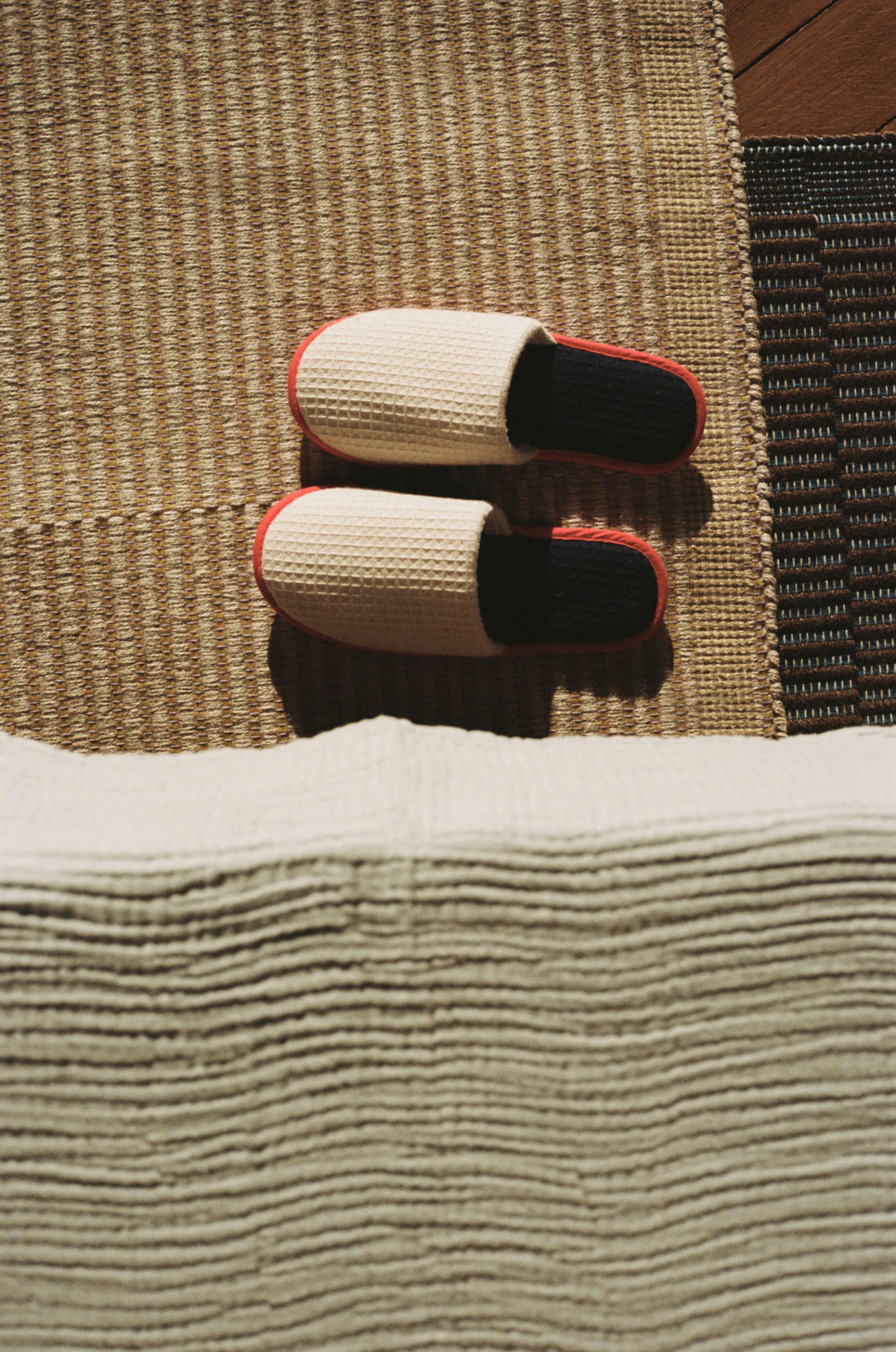 Tapis Mat 60 x 95 Off-white and lavender