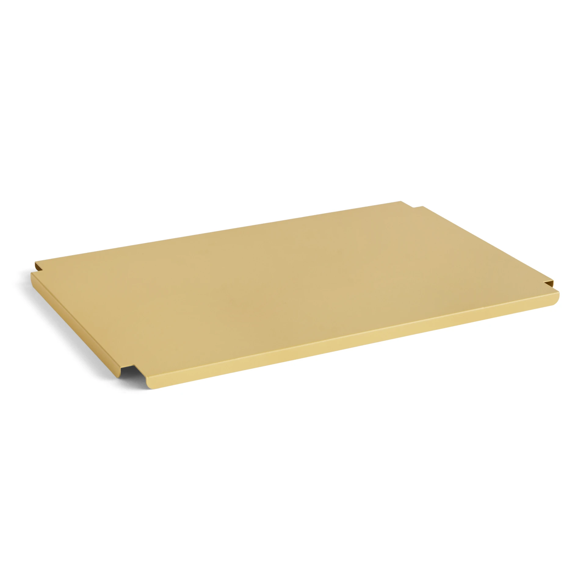 HAY Colour Crate Lid Metal Large Golden yellow