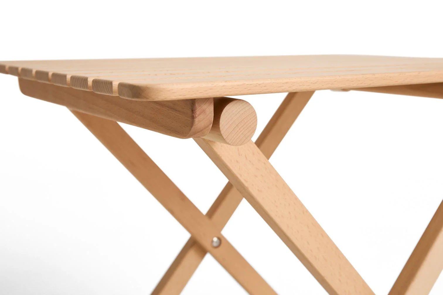 Outdoor Market Folding Table Small Natural