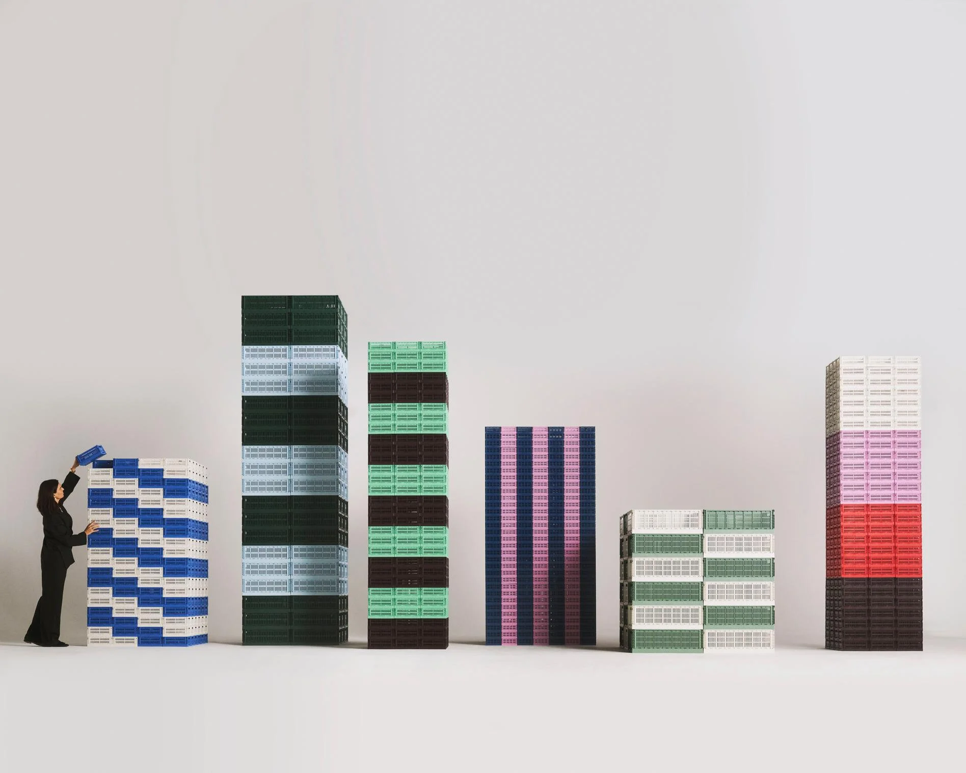 HAY Colour Crate Medium Mint