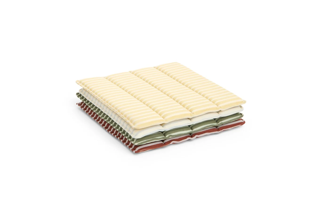 Terrazza Seat Cushion 40 x 40 Terracotta bold stripe