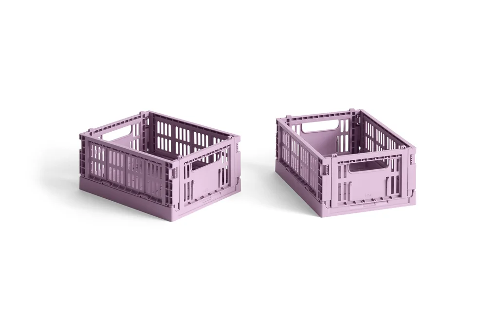 HAY Colour Crate Mini Set of 2 Dusty rose