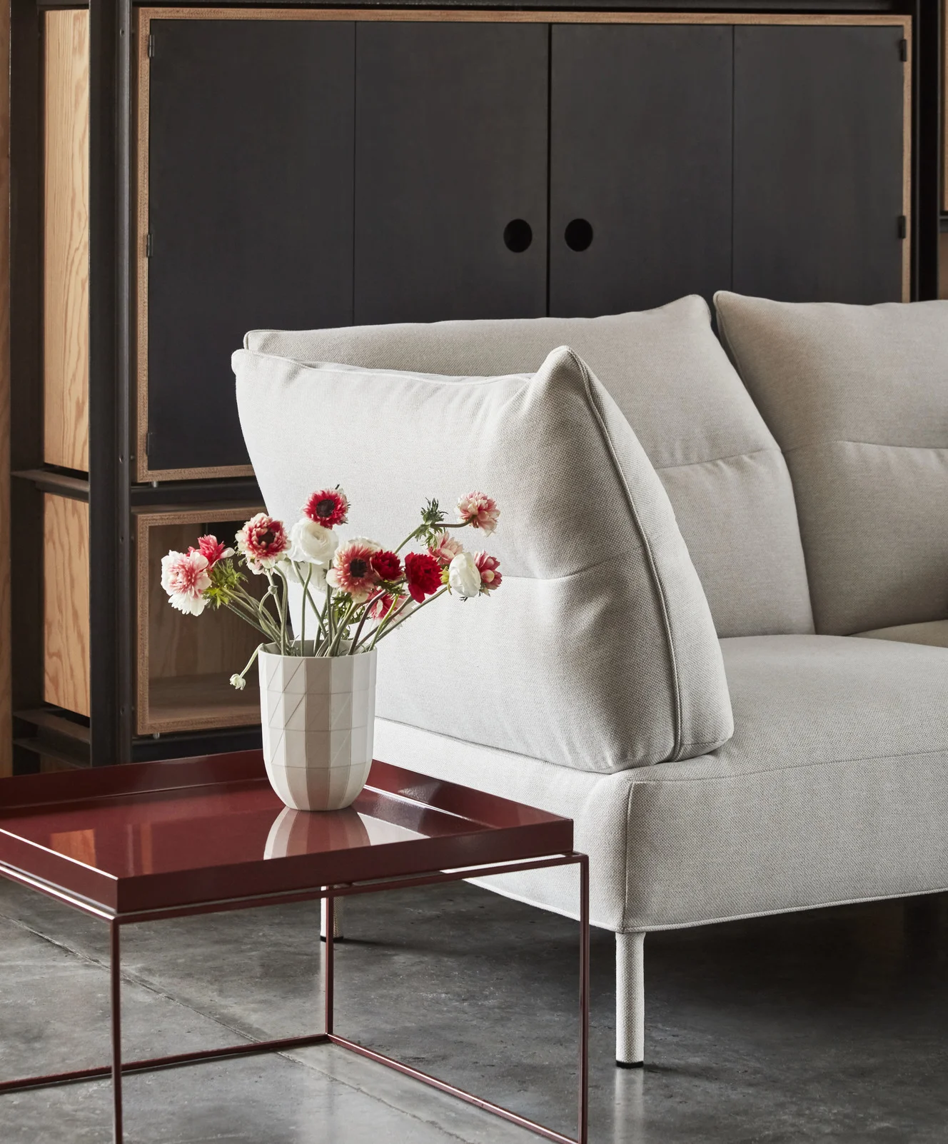 Tray Coffee Table L60 x W60 Chocolate high gloss