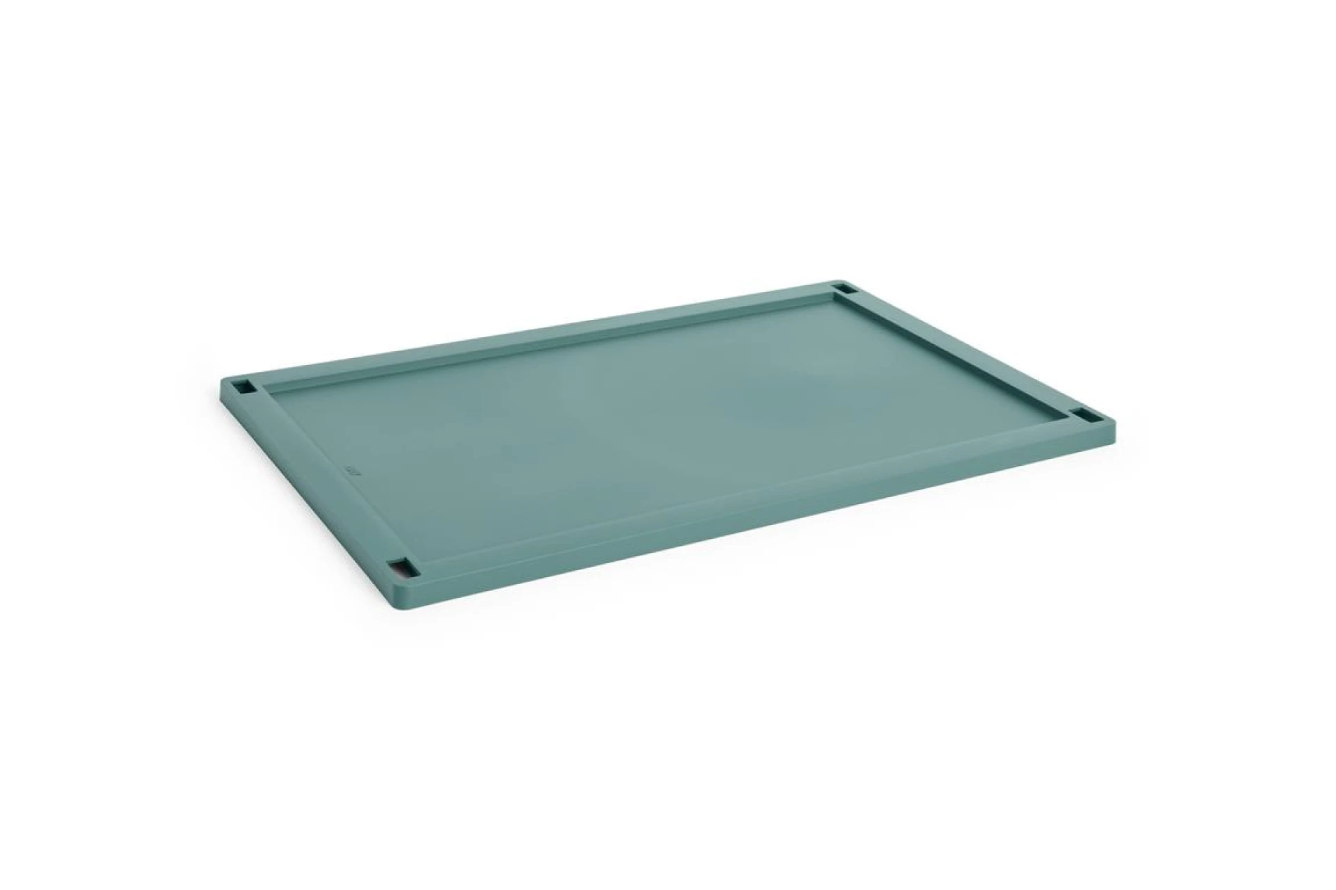 HAY Colour Crate Lid Plastic Large Dark green