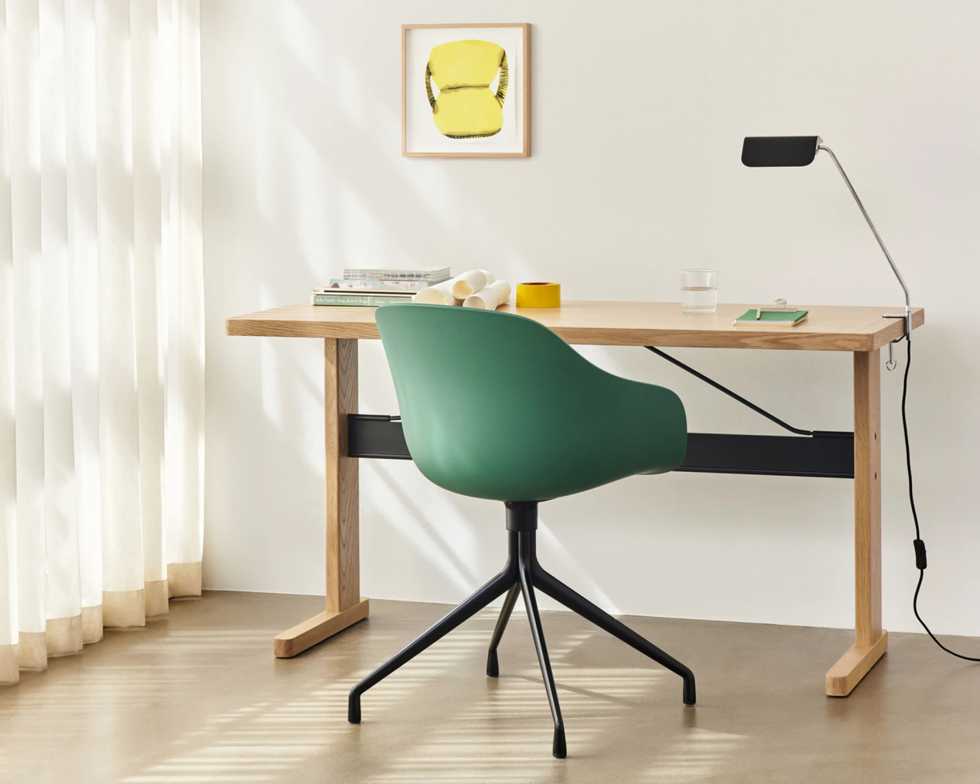 Apex Desk Clip Lamp Iron black