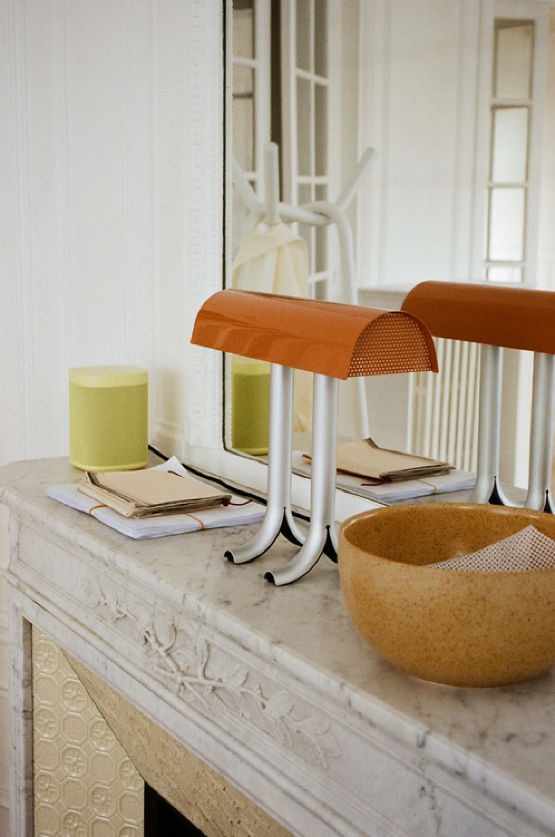 Anagram Table Lamp Charred orange