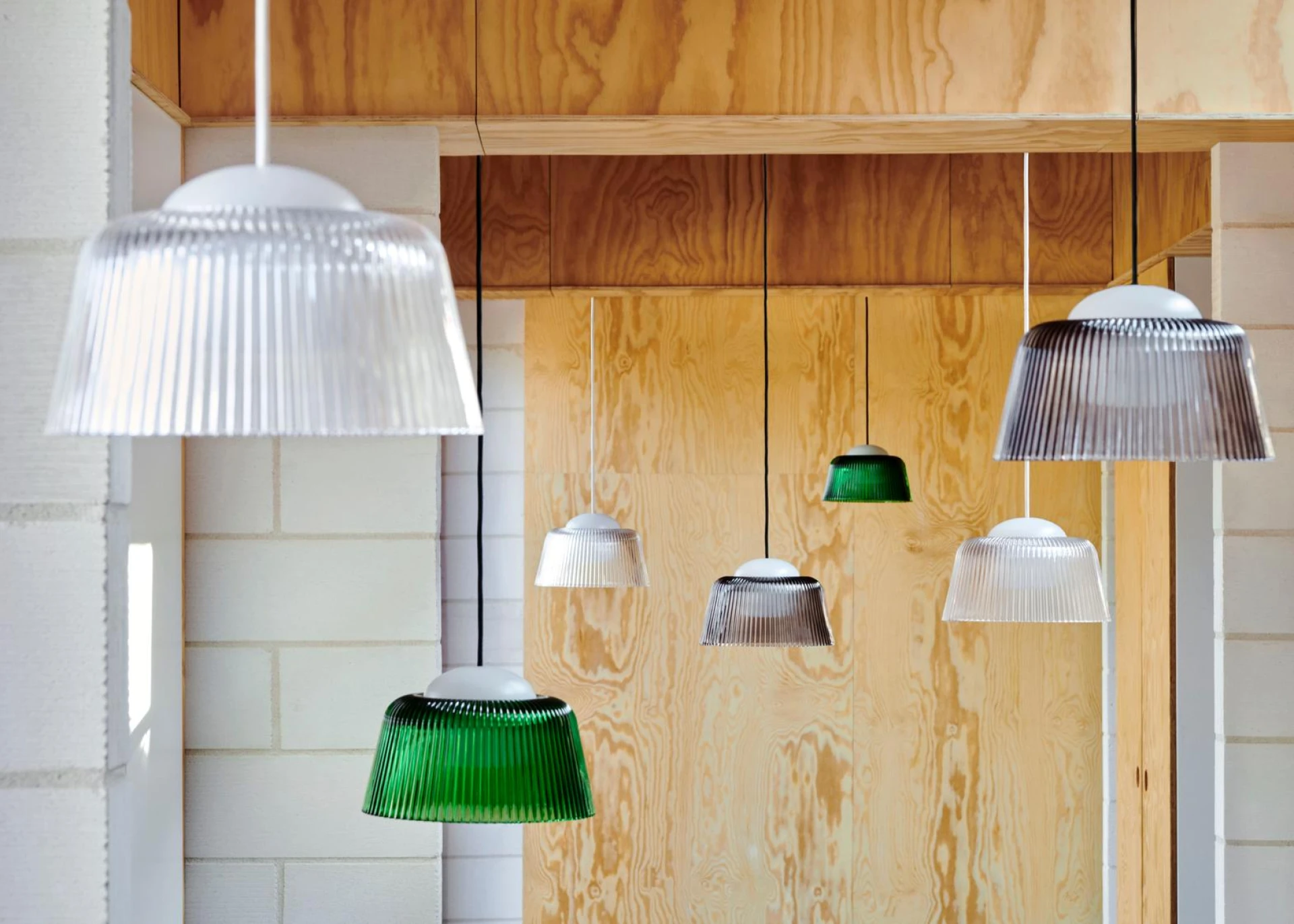 Brim Pendant Clear glass