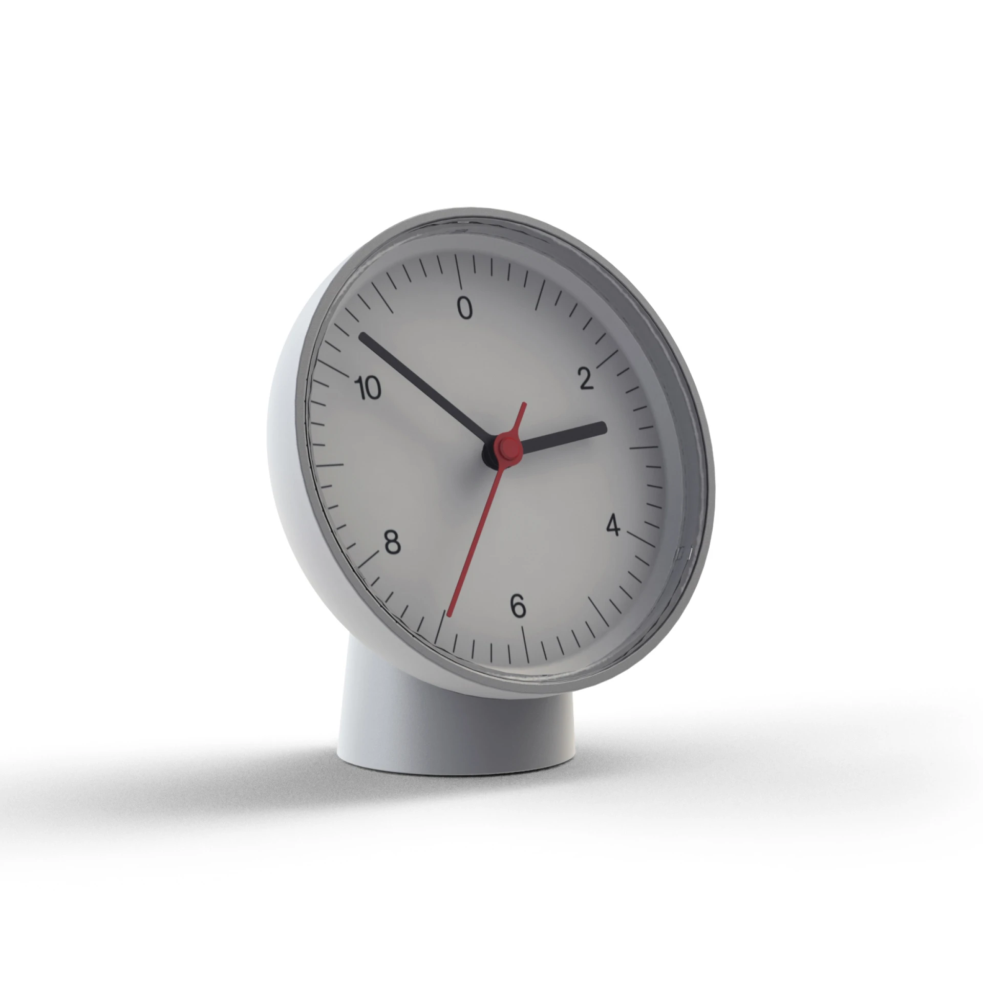 Table Clock White