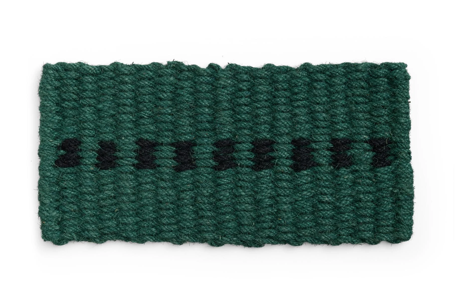 Coco Door Mat Dot Dark green, black