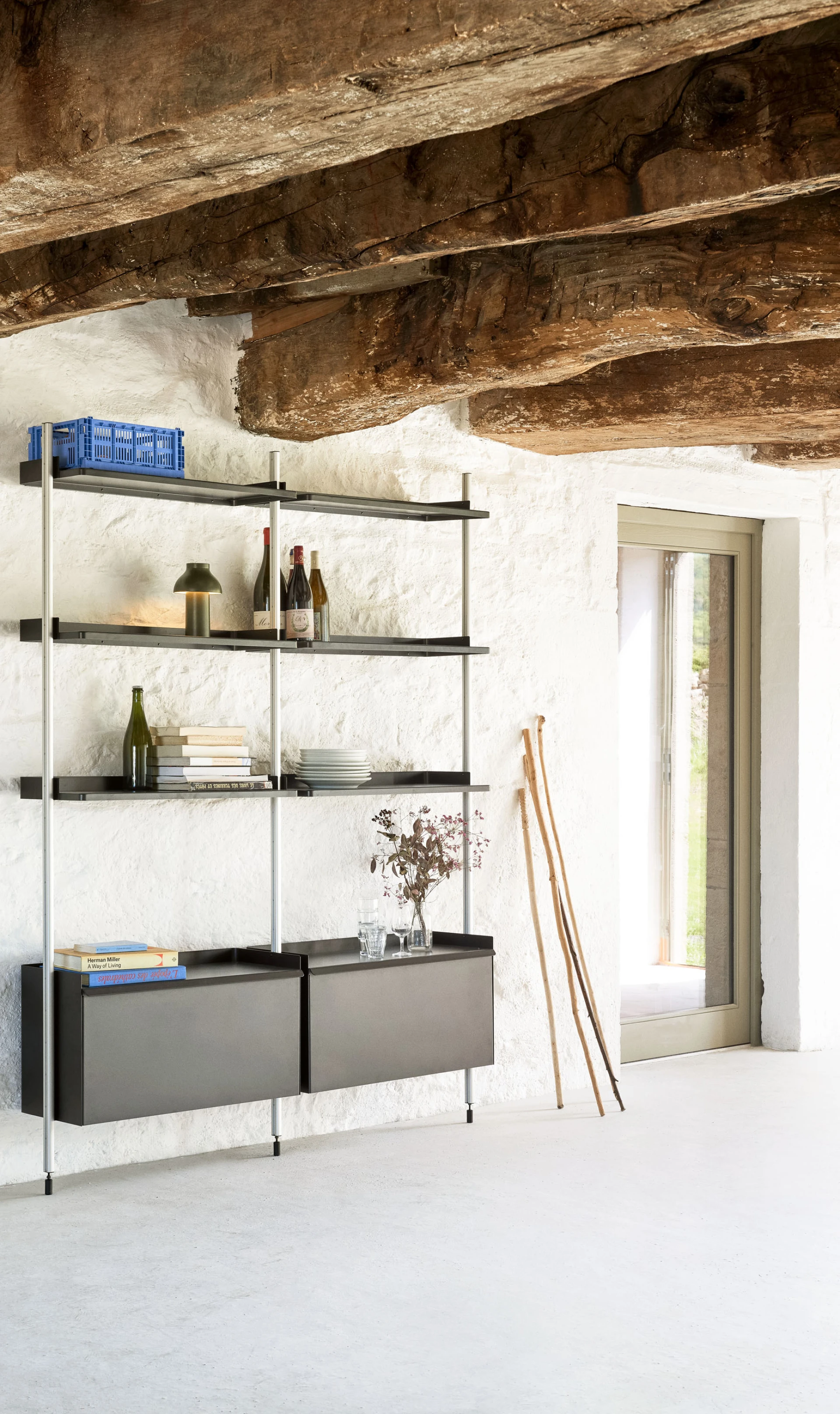 HAY Colour Crate Medium Electric blue