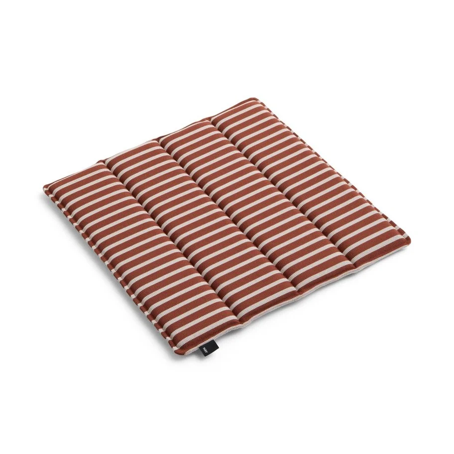Terrazza Seat Cushion 40 x 40 Terracotta bold stripe