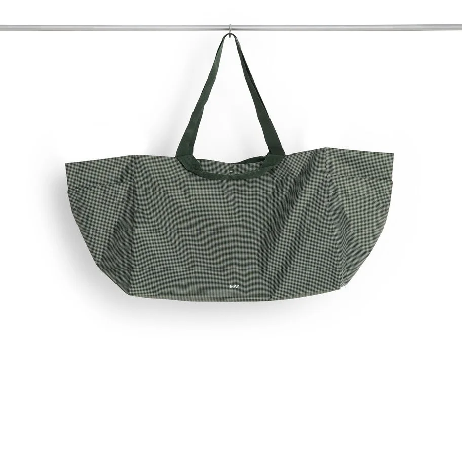 Grid Weekend Bag Large Dark green