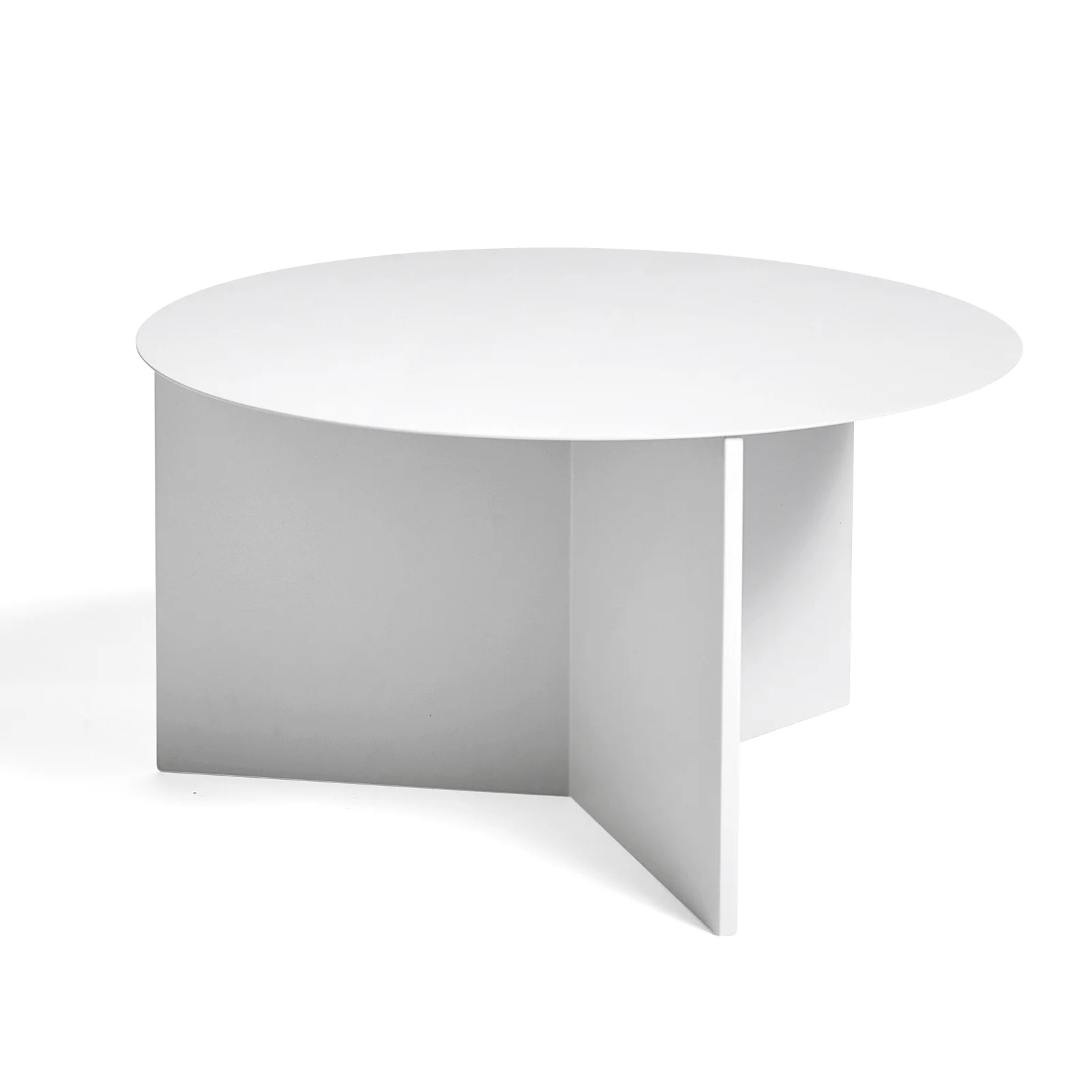 Slit Table Round Extra Large White