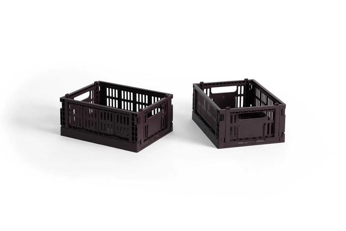 HAY Colour Crate Mini Set of 2 Bordeaux