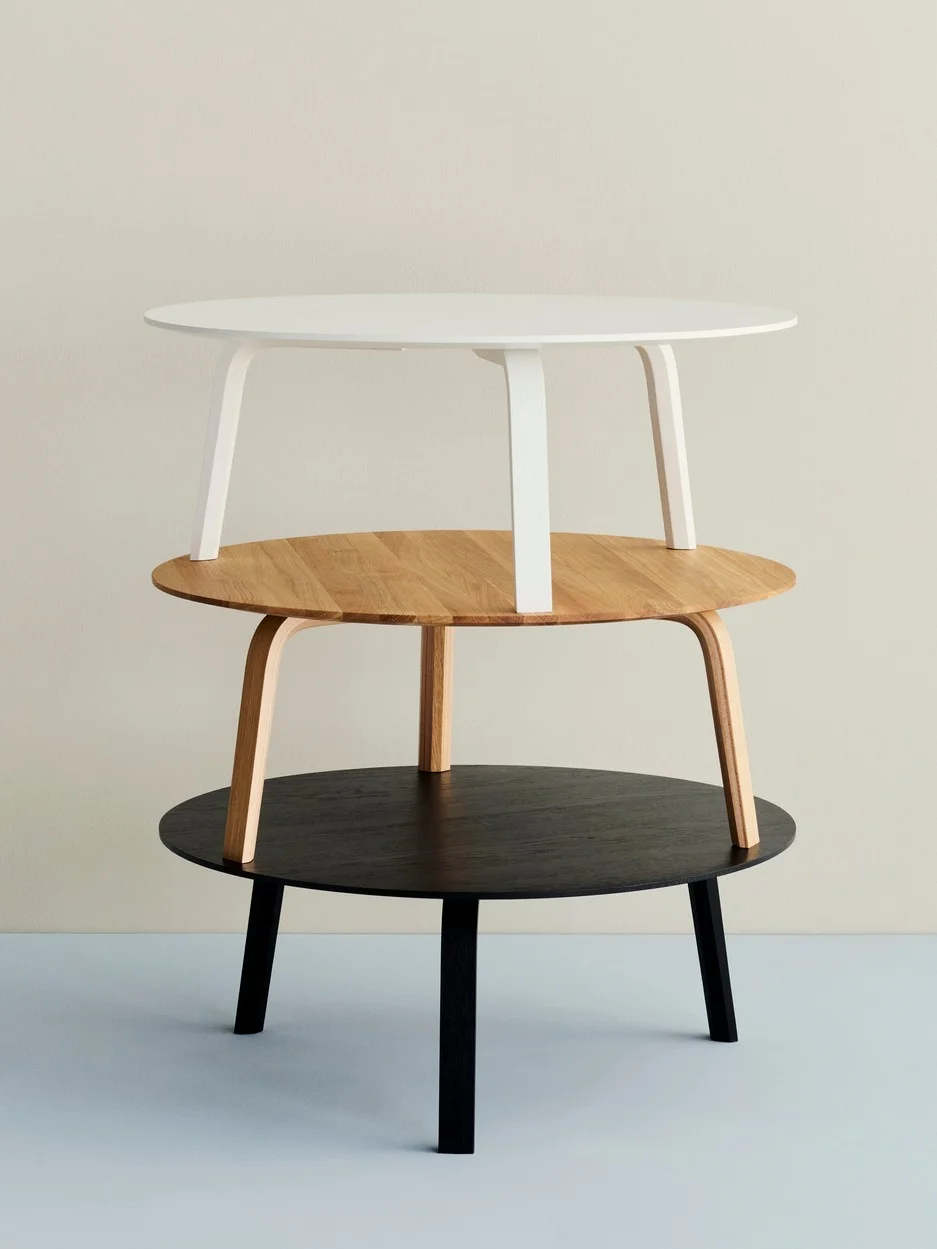 Bella Coffee Table D80 x H32 Oiled solid oak 