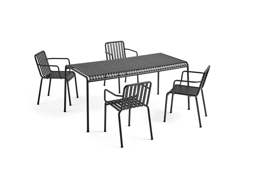 Palissade Cover for Table L170 x W90 x H75 incl. 4 pcs. Dining Armchair