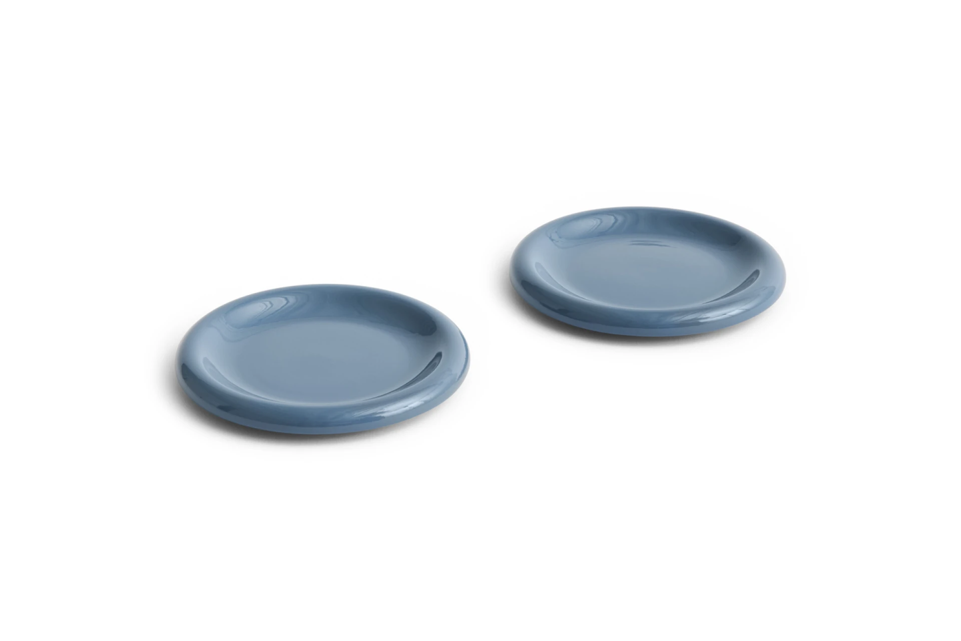 Barro Plate Set of 2 Ø18 Dark blue Barro Plate Set of 2 Ø18 Dark blue