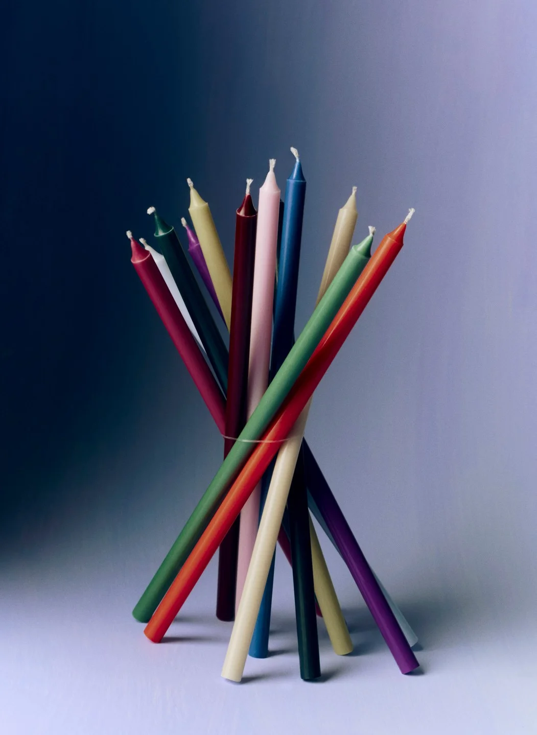 Slim Candle Set of 4 Pastels