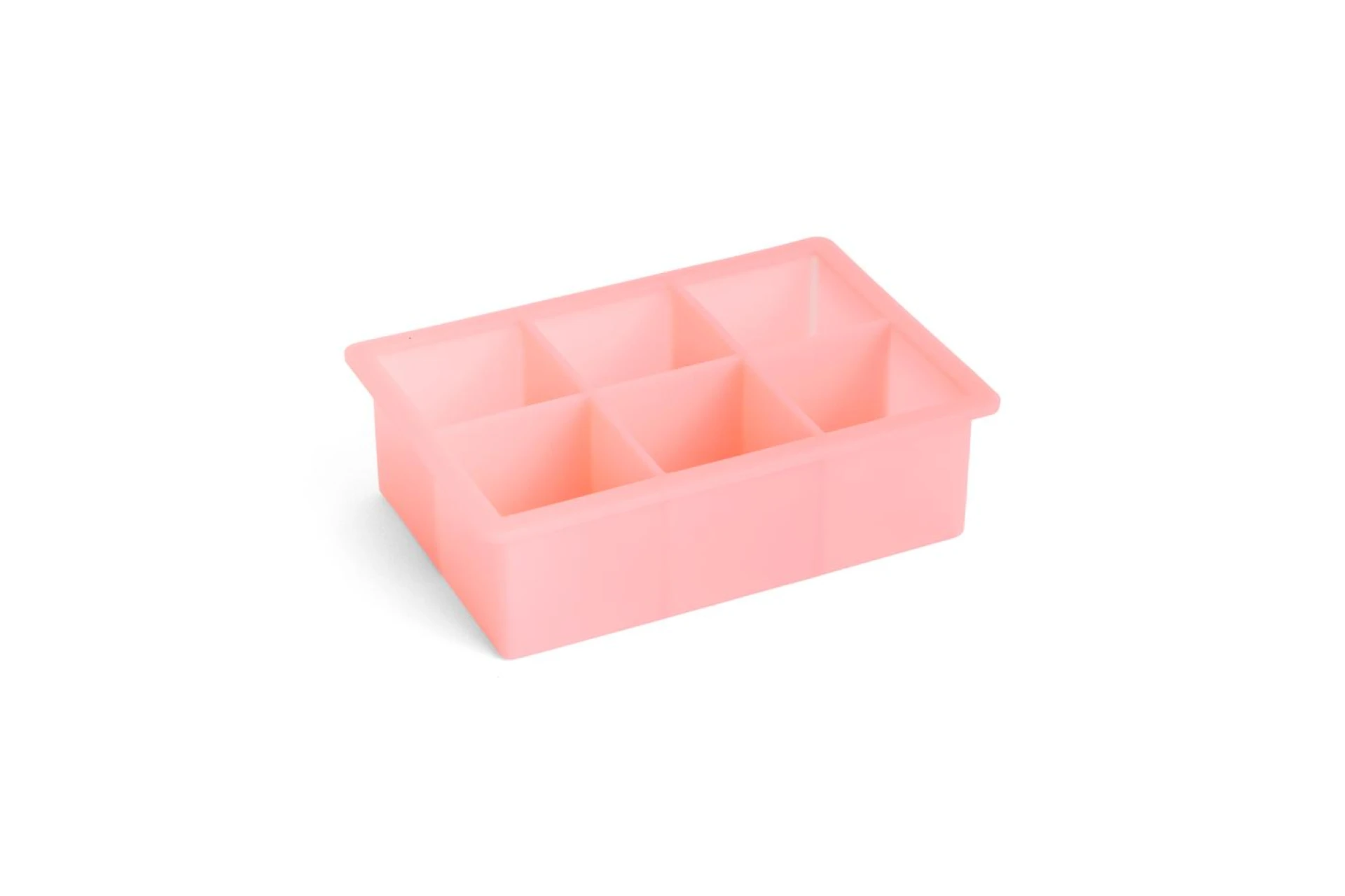 Ice Cube Tray 6 Cubes XX-Large Pink