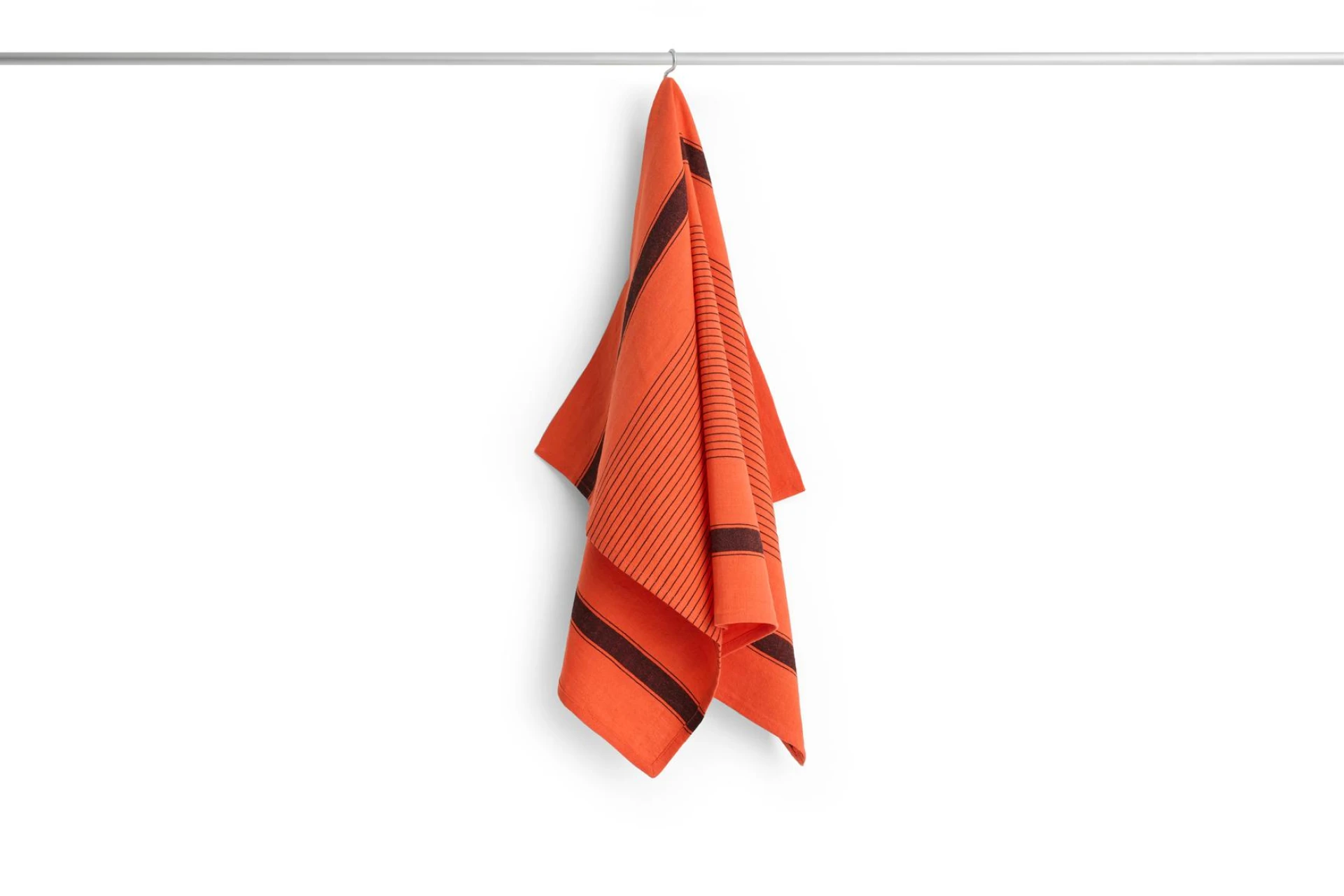 Linear Tea Towel W52 x L80 Warm red