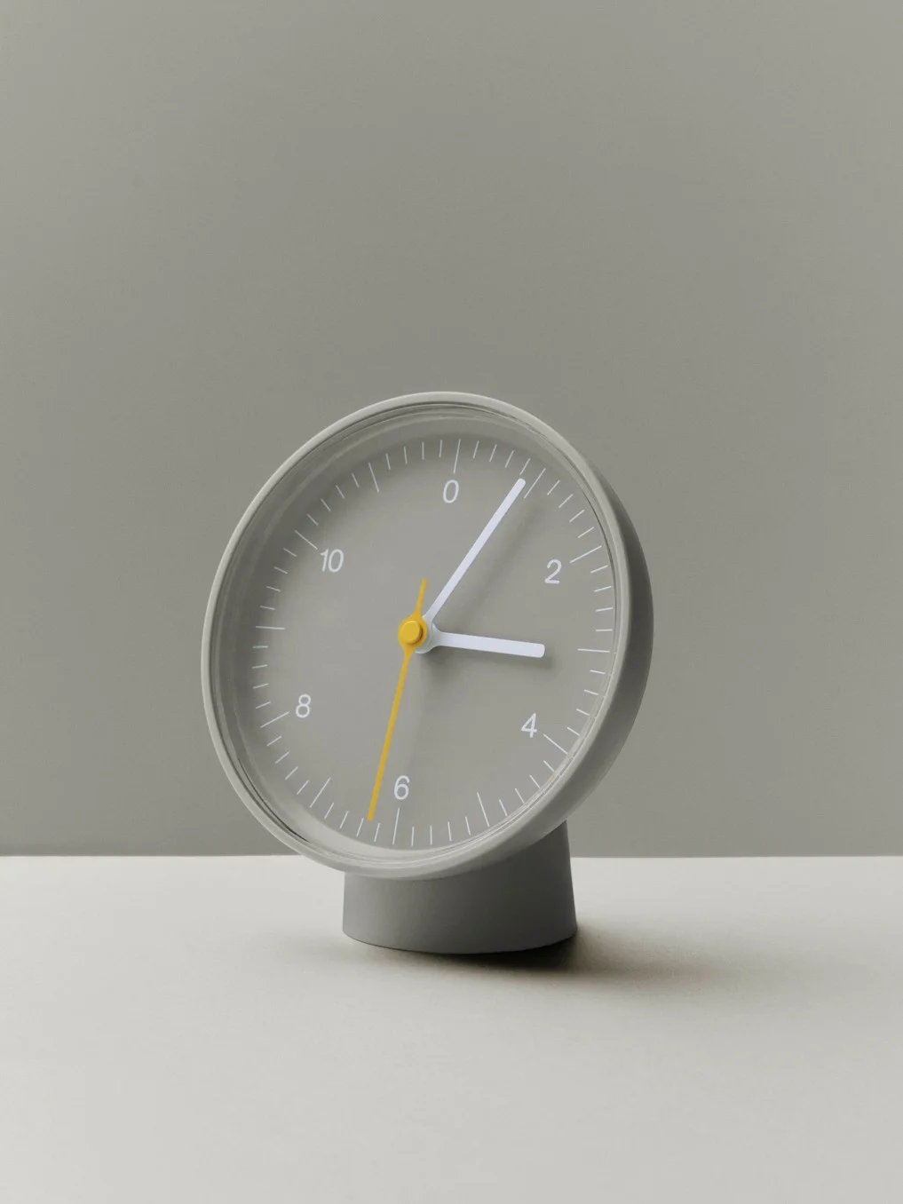 Table Clock Grey