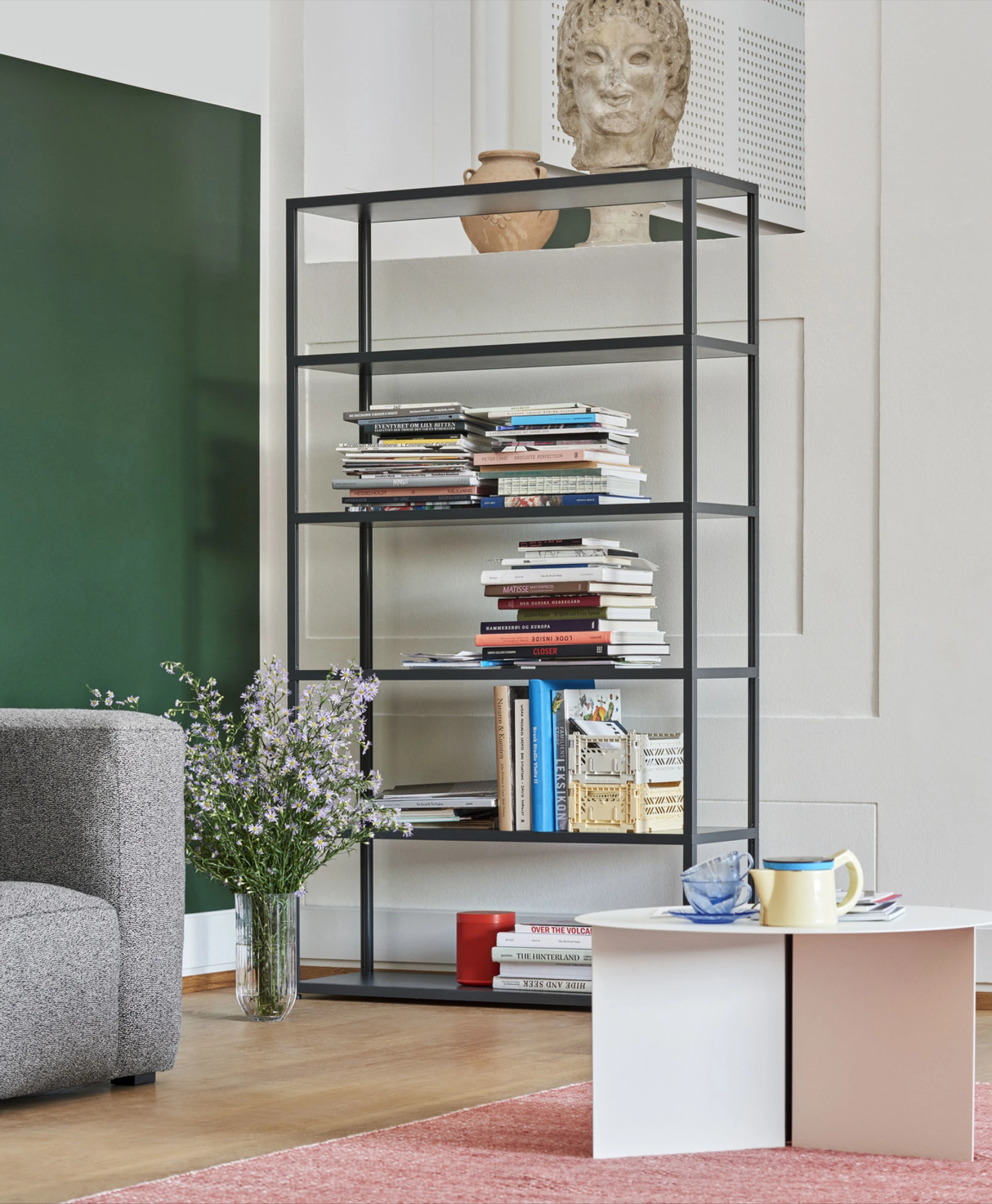 Slit Table Round White