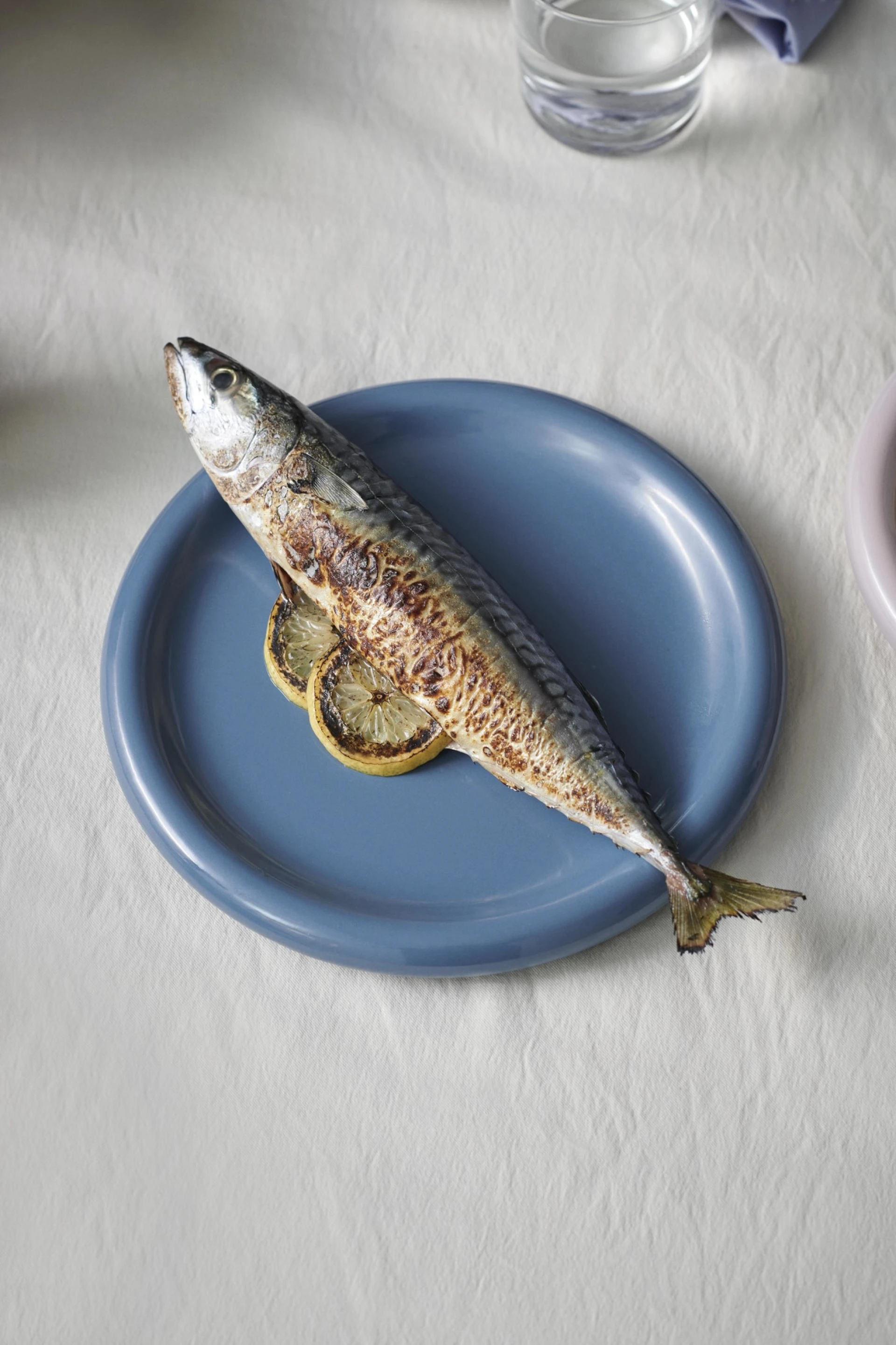 Barro Plate Set of 2 Ø24 Dark blue