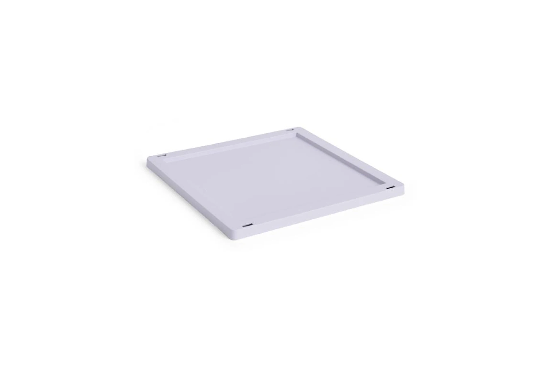 HAY Colour Crate Lid Plastic Medium Square/Cube Lavender