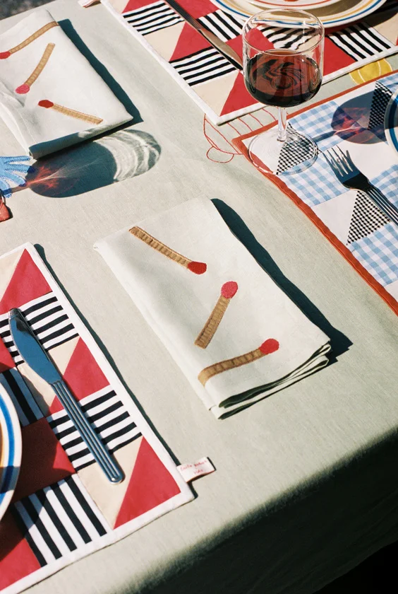 Sobremesa Napkin Set of 4 Green