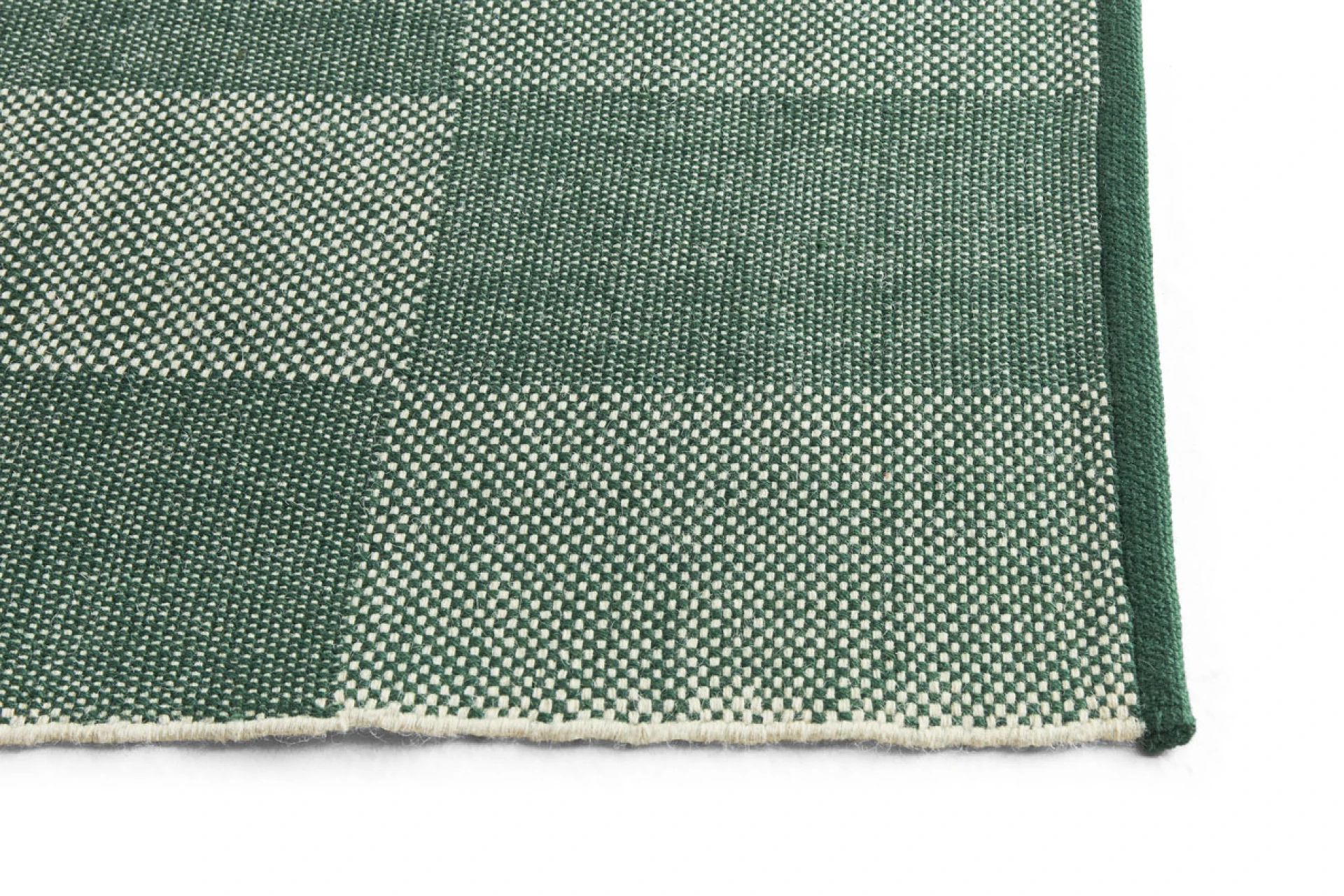 Check Rug 170 x 240 Green S Check