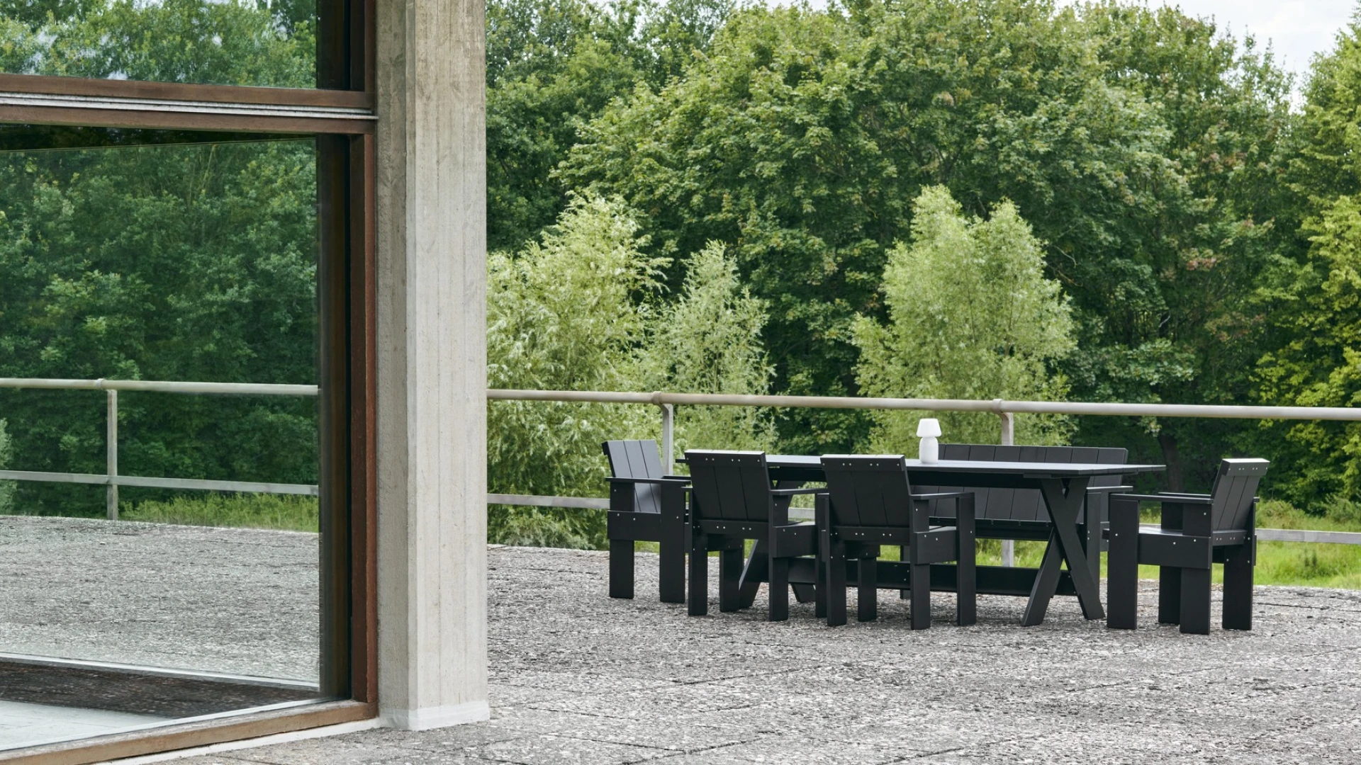 Crate Dining Table L180 Black