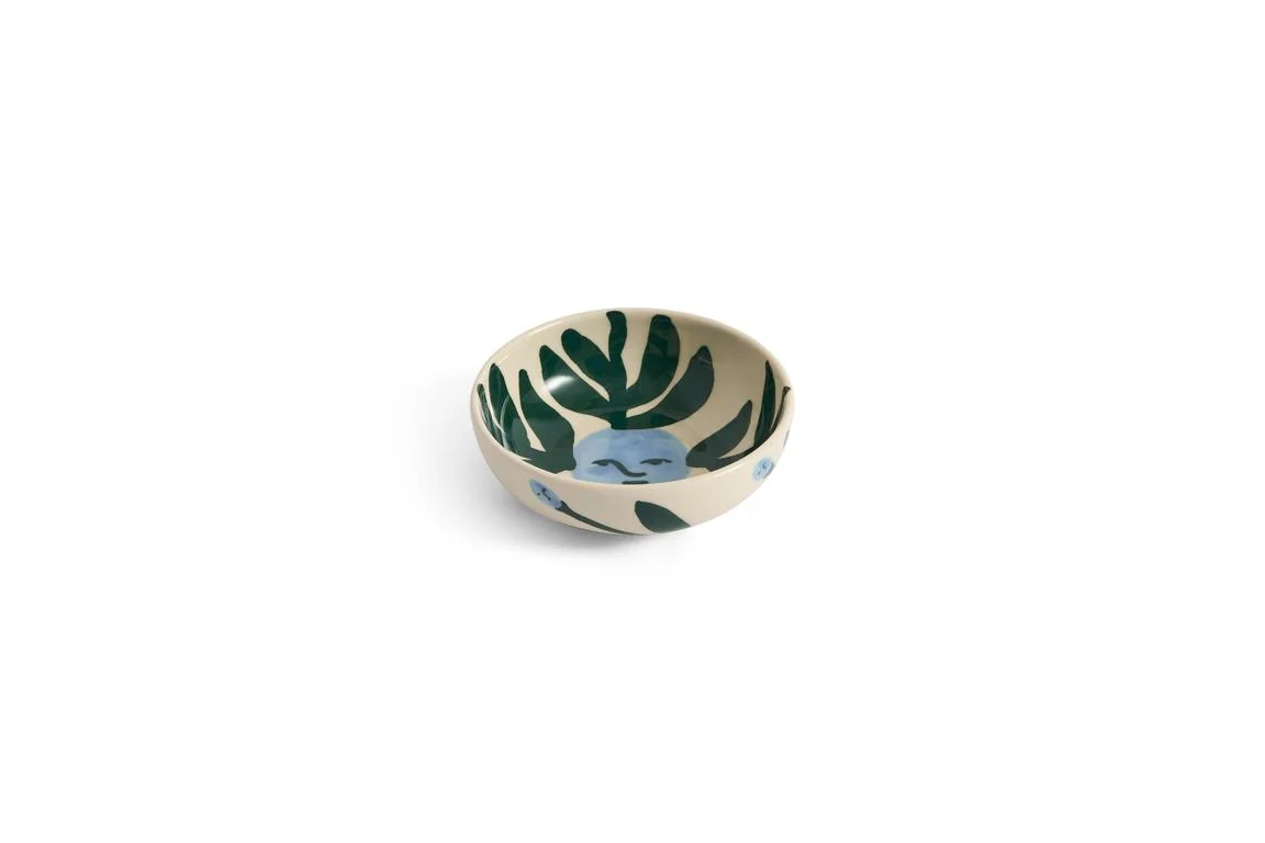 La Pittura Bowl Ø12 Moon face vine