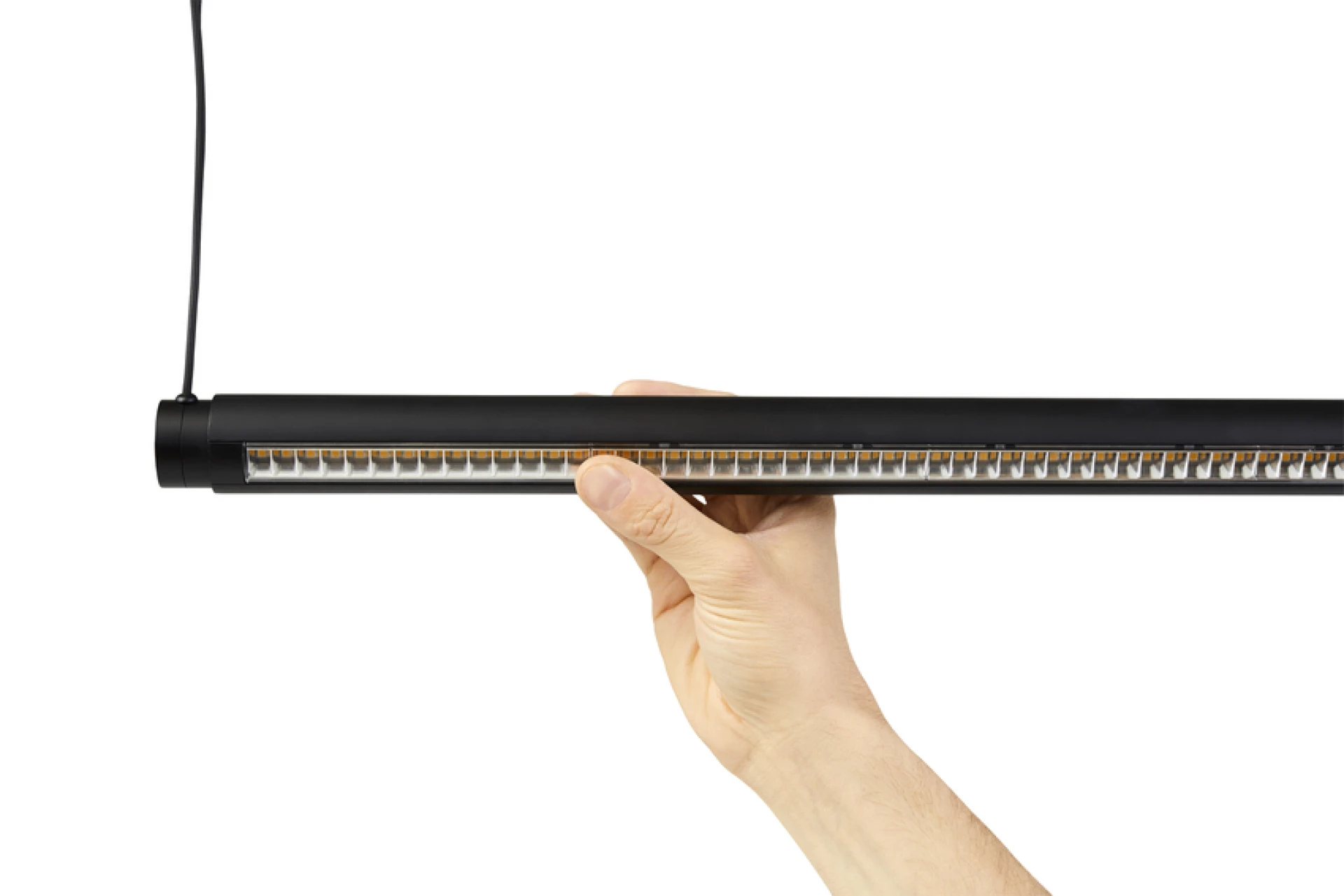 Factor Linear Suspension Lamp 1500 Directional Soft black