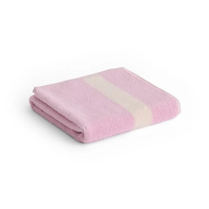 Stripe Hand Towel Cool pink