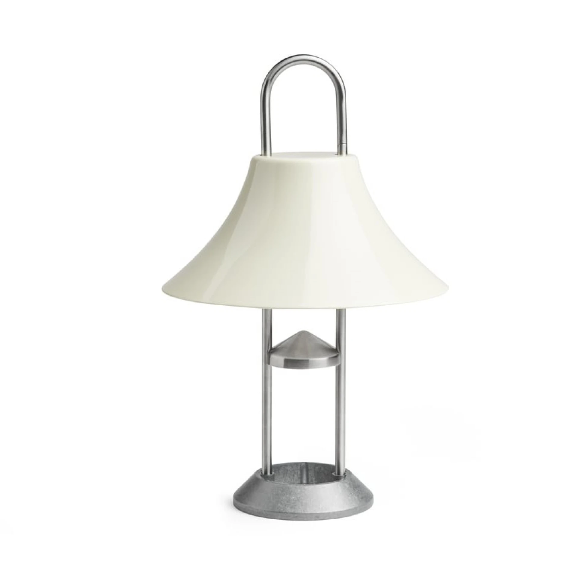 Mousqueton Portable Lamp Oyster white