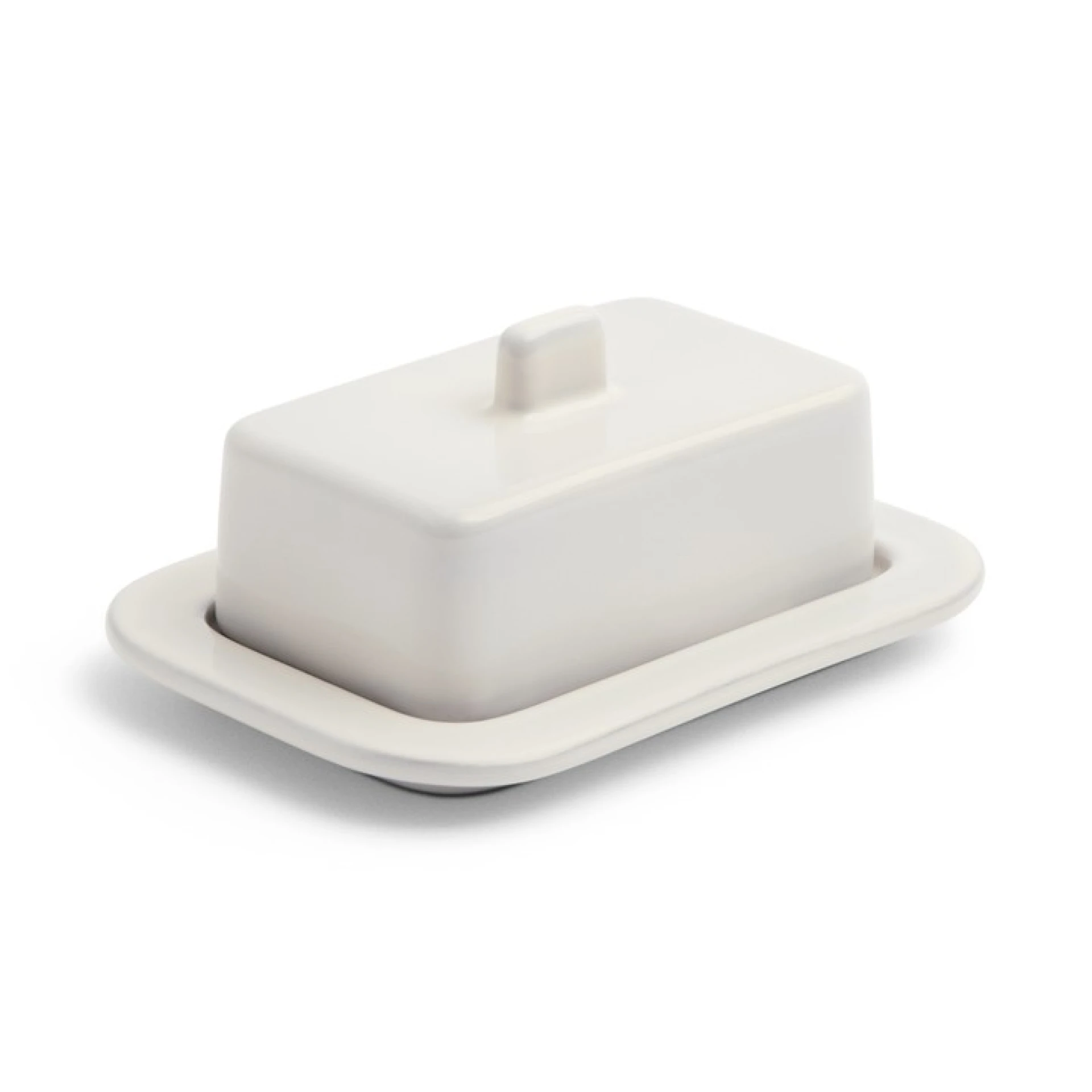 Barro Butter Dish Off-white Barro Butter Dish Off-white
