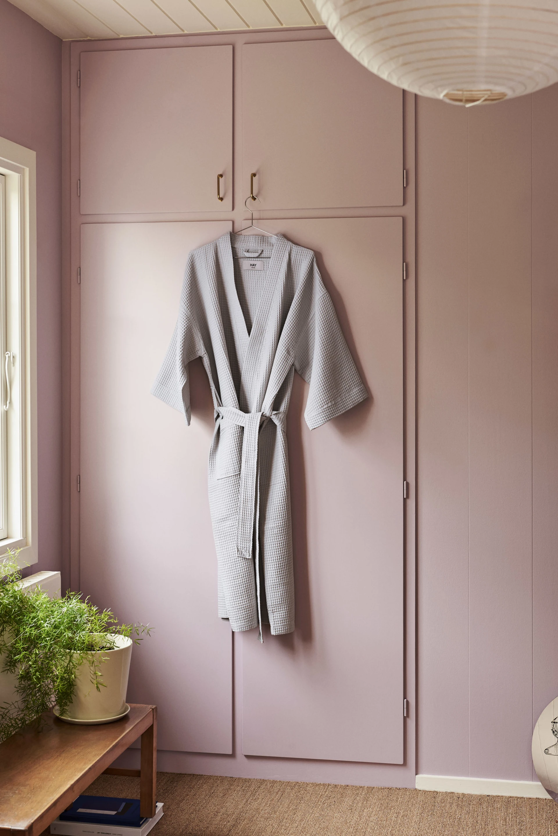 Waffle Bathrobe Grey