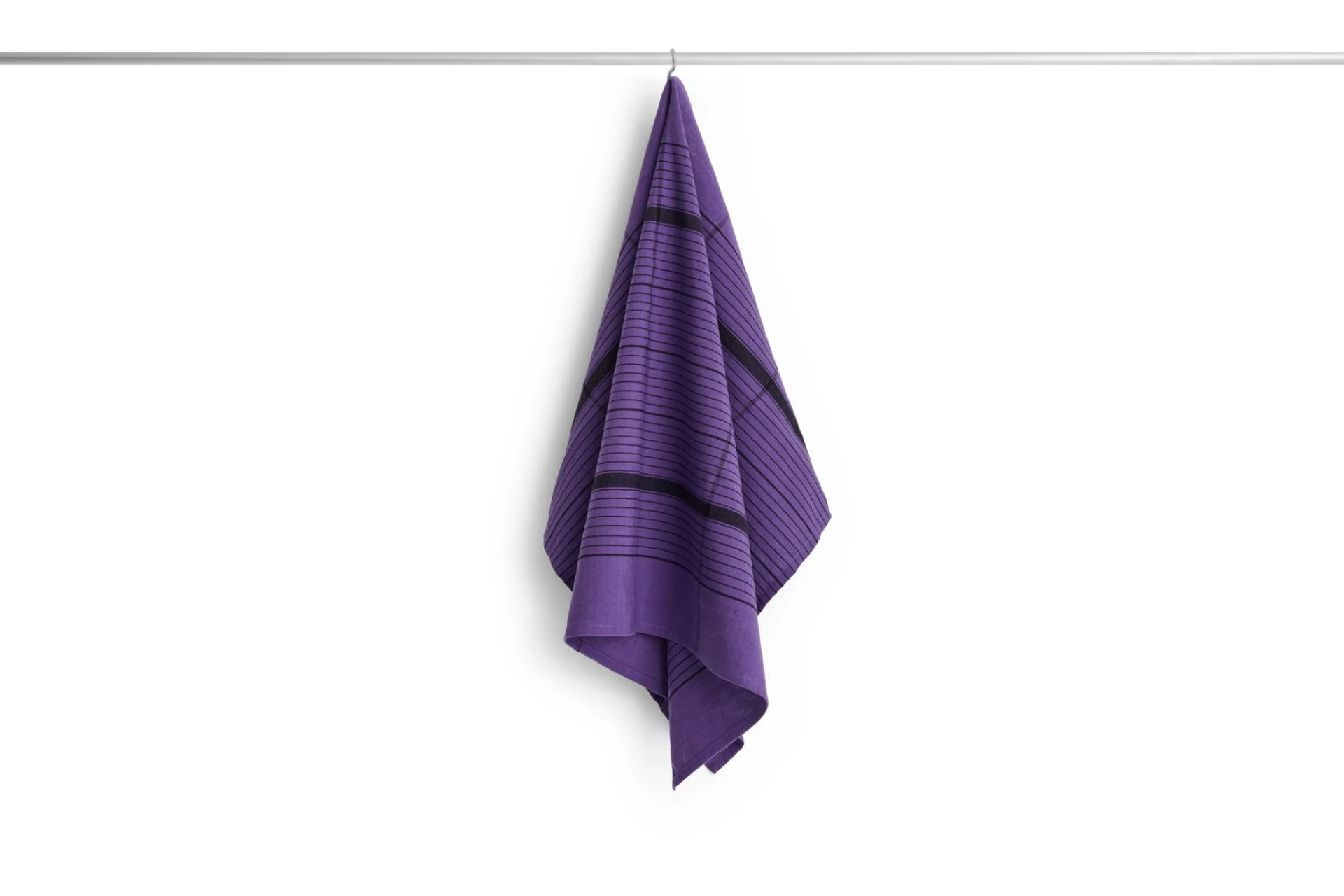 Linear Tea Towel W52 x L80 Purple