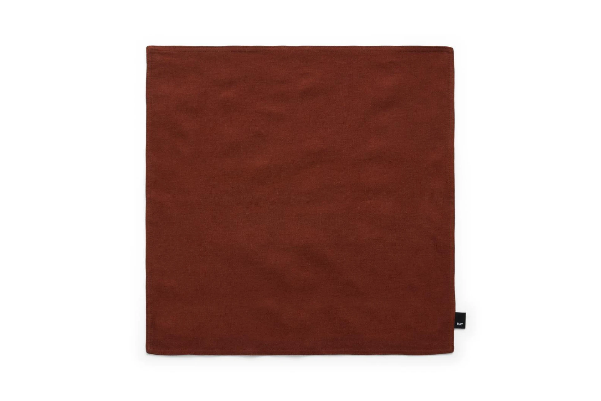 Linen Cushion Cover 50 x 50 Iron red